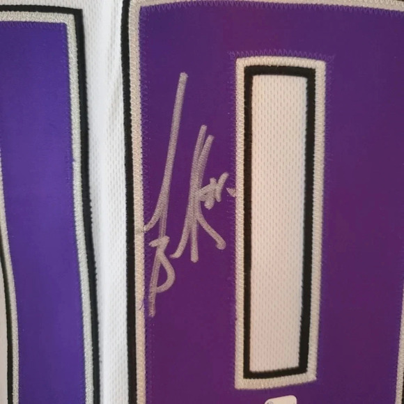 Authentic Autographed NBA Mike Bibby Sacramento Kings Home Jersey #10 - Picture 5 of 7